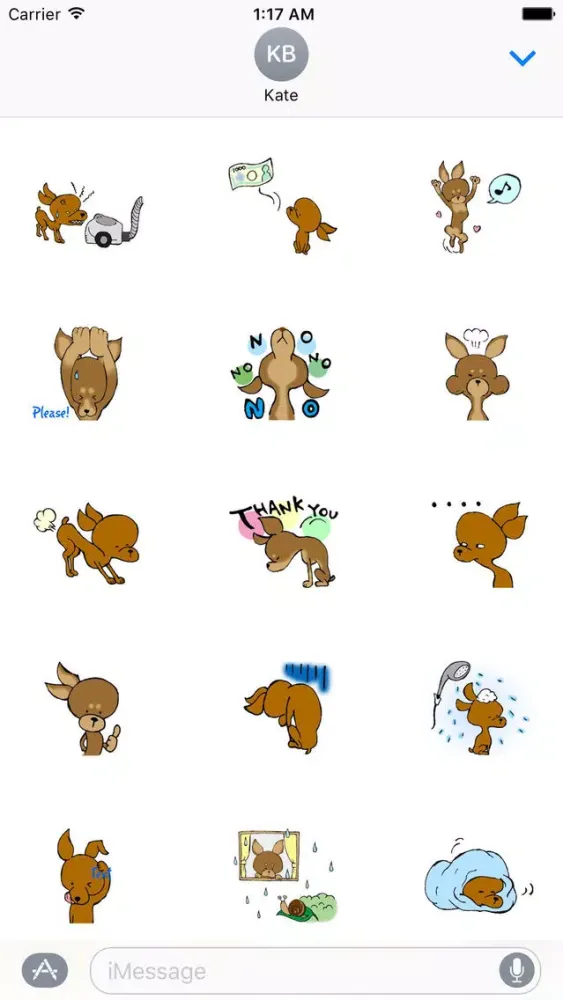 Capturas de tela do Miniature Pinscher Dog Emoji