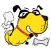 Naughty Dog Sticker