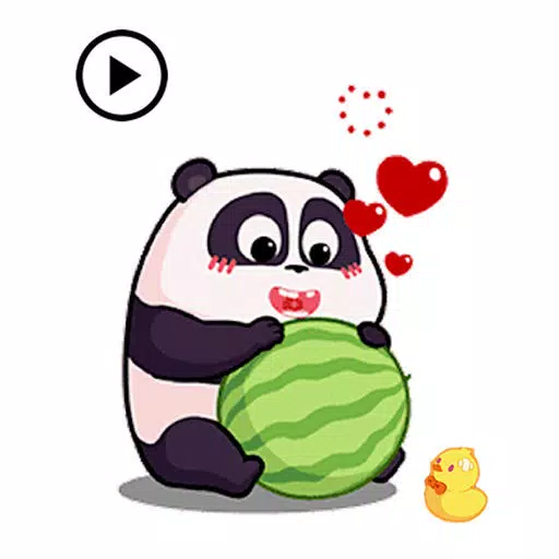 Pandamoji Moving Panda Sticker Pandamoji Moving Panda Sticker