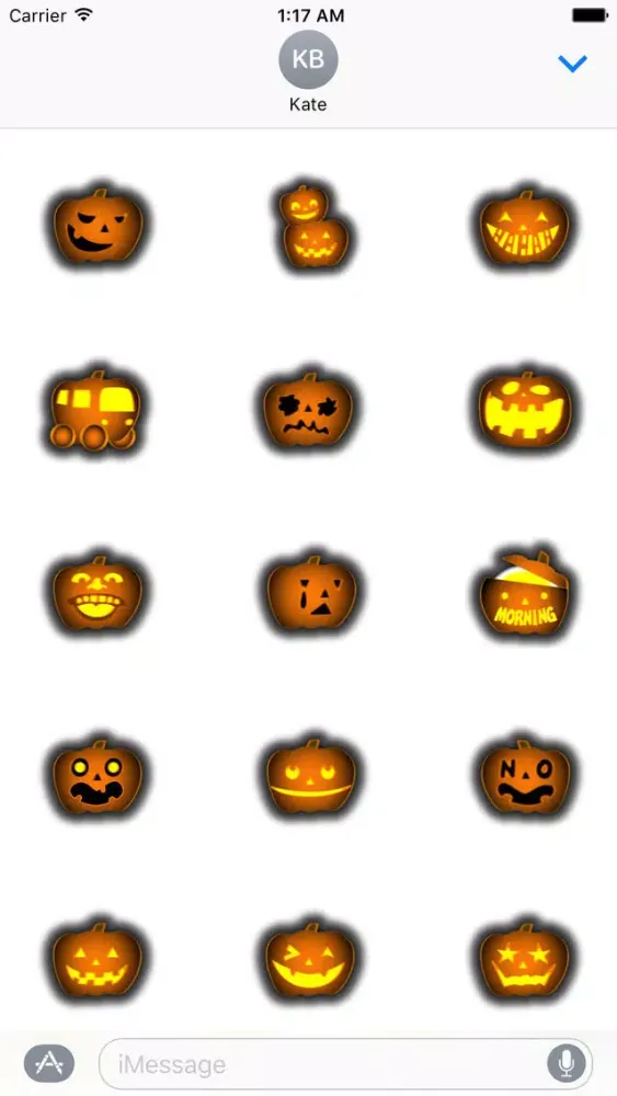 تصاویر Pumpkin and Friends Sticker
