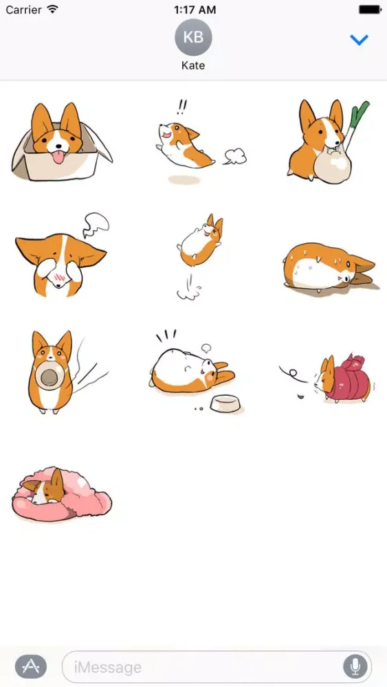Captures d'écran de Steadfast Corgi Dog Sticker