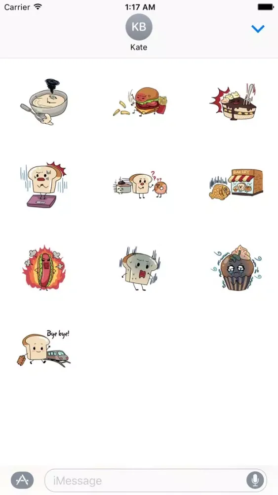 Скриншоты Sweet and Cute Food Sticker