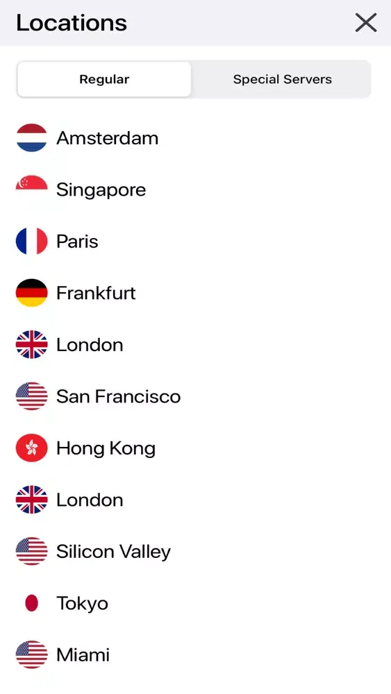 Ảnh chụp màn hình của SS VPN - Supper Speed Proxy