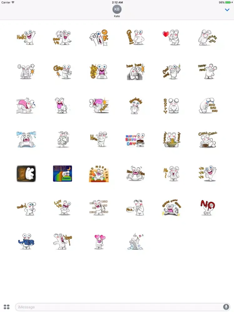 Weird and Funny Monster Emoji iPad 应用截图
