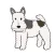 Wire Fox Terrier Dog Sticker