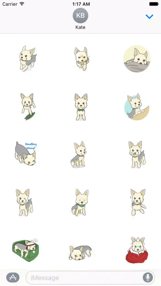 Screenshot di Yorkshire Terrier - Small Cute Dog Sticker