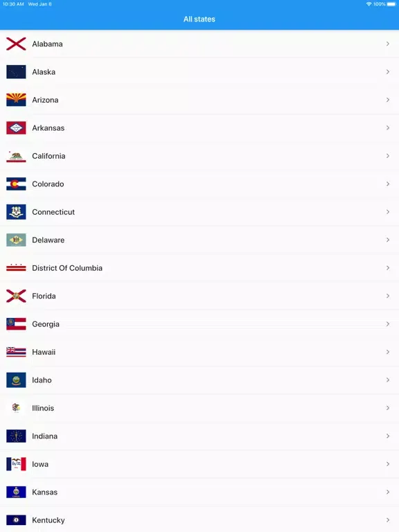 Captures d'écran de Us Car Theory Test iPad 