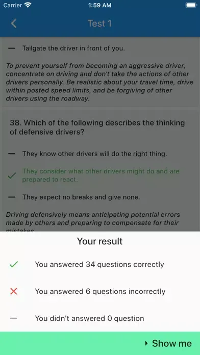 Captures d'écran de Us Car Theory Test