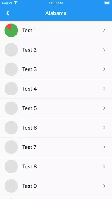 Captures d'écran de Us Car Theory Test