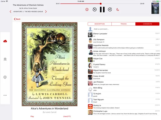 Capturas de pantalla de Audiobooks - Librivox library iPad 