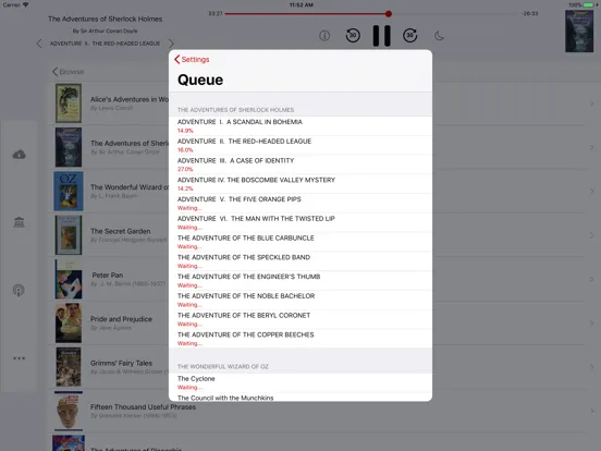 Capturas de pantalla de Audiobooks - Librivox library iPad 
