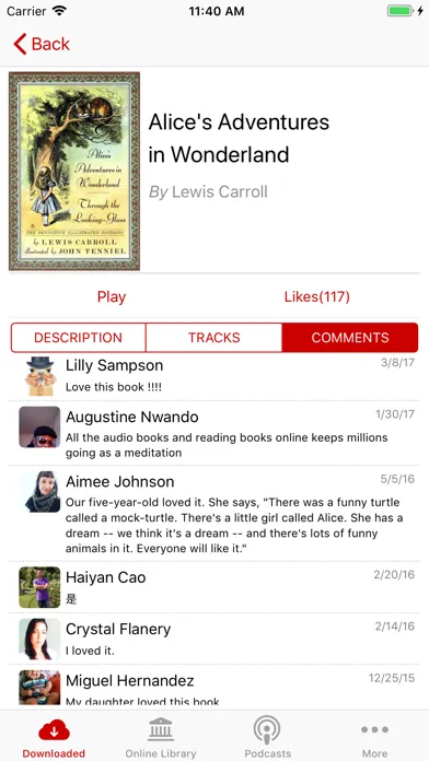 Capturas de pantalla de Audiobooks - Librivox library