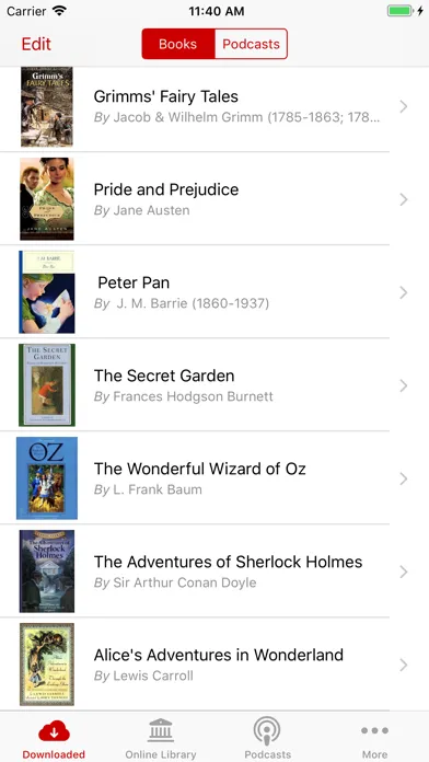 Capturas de pantalla de Audiobooks - Librivox library