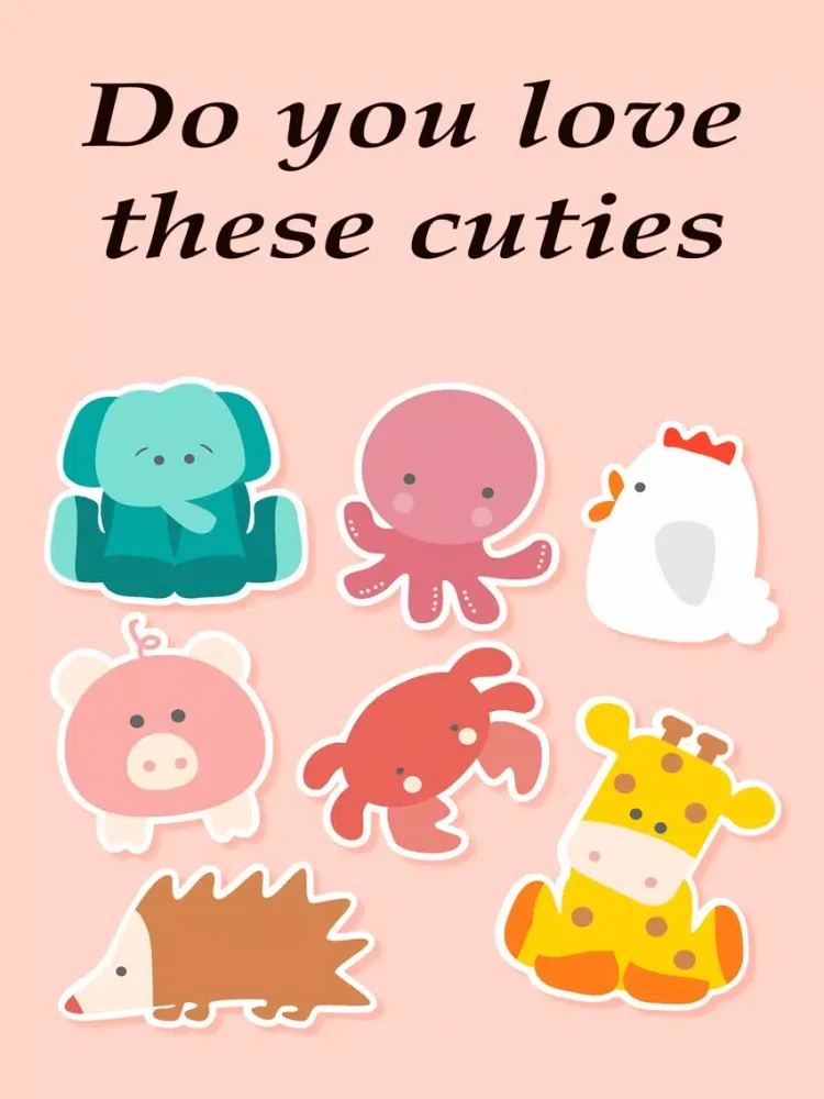 Toonimal - Toon animal Stickers iPad  Ekran Görüntüleri