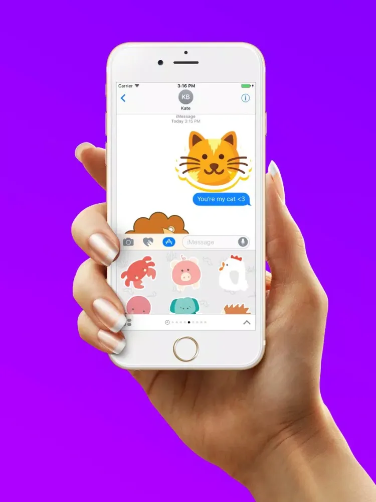 Toonimal - Toon animal Stickers iPad  Ekran Görüntüleri
