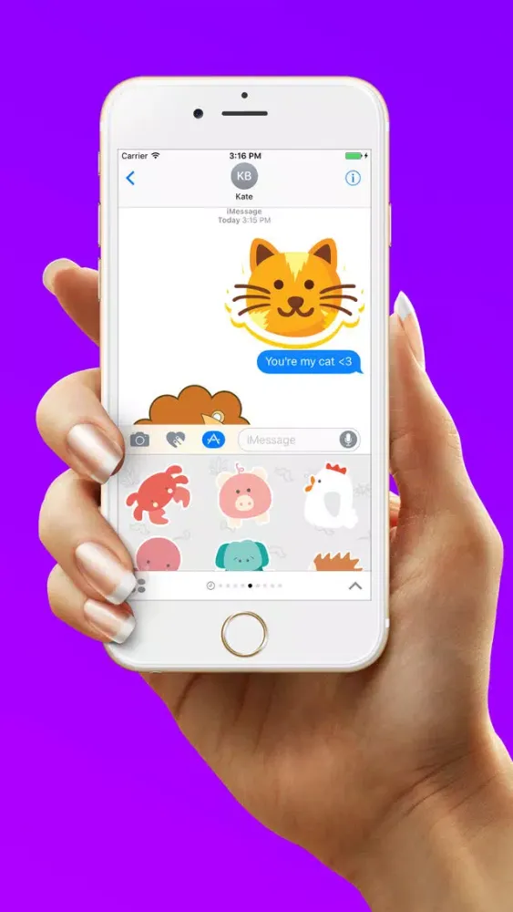 Toonimal - Toon animal Stickers Ekran Görüntüleri