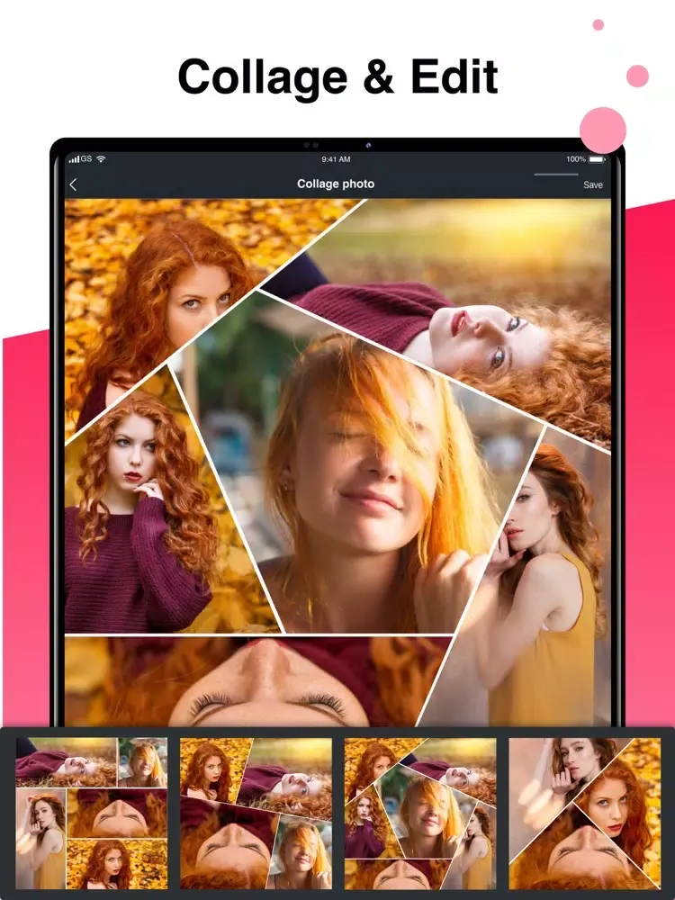 Ảnh chụp màn hình của PicSaver: Photo & Video Editor iPad 