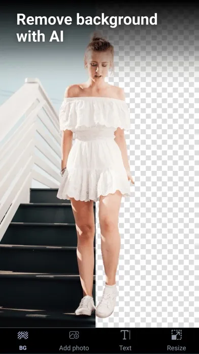 Capturas de pantalla de Remove background - snap edit