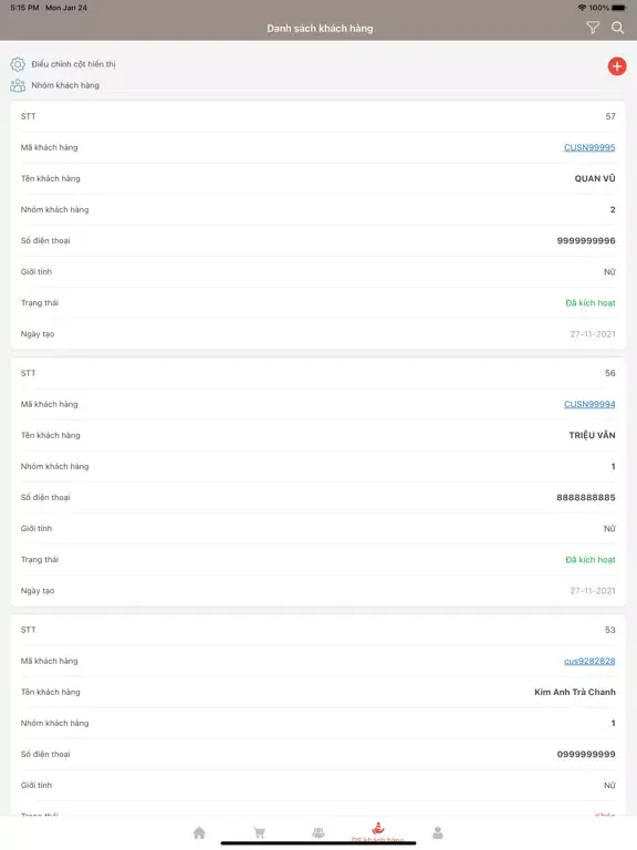 Capturas de pantalla de M PLus Managerment iPad 