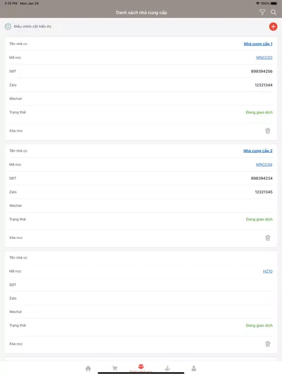 Capturas de pantalla de M PLus Managerment iPad 
