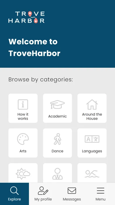 ภาพหน้าจอของ TroveHarbor