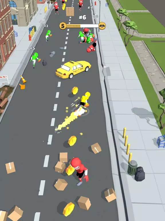 Dodge Race 3D iPad  स्क्रीनशॉट