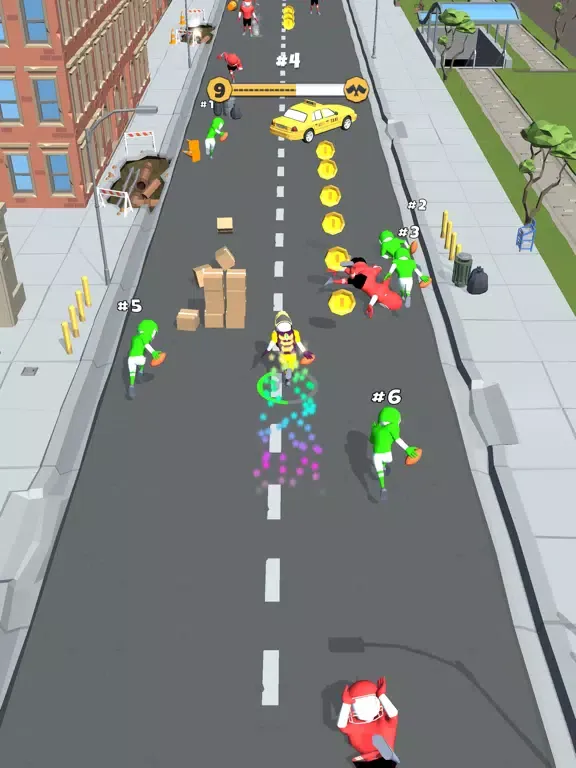 Dodge Race 3D iPad  स्क्रीनशॉट