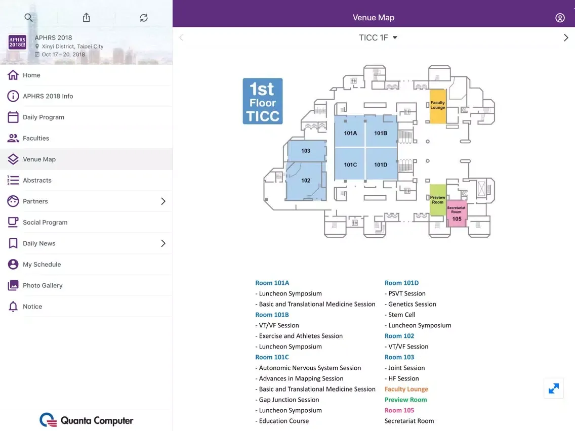 APHRS 2018 iPad  Ekran Görüntüleri