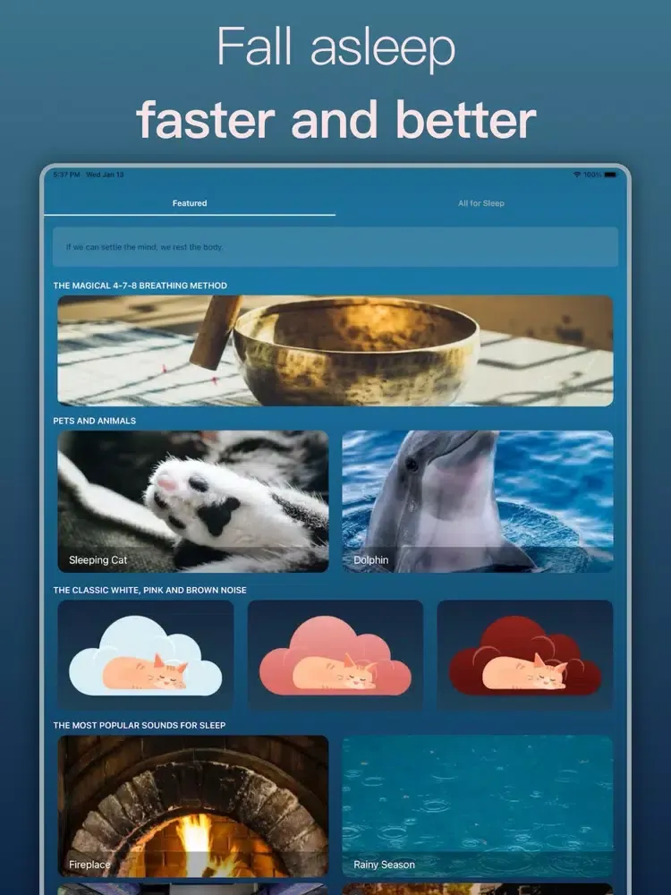 Capturas de pantalla de Light Pro: Sleep & Meditation iPad 