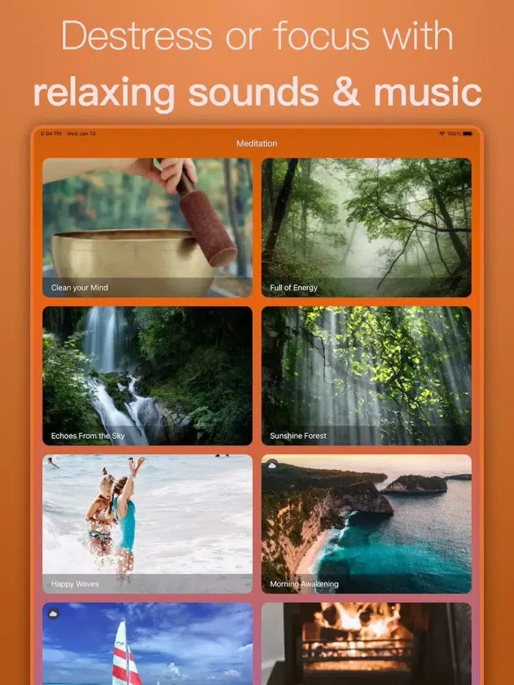 Capturas de pantalla de Light Pro: Sleep & Meditation iPad 