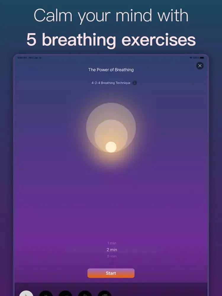 Capturas de pantalla de Light Pro: Sleep & Meditation iPad 