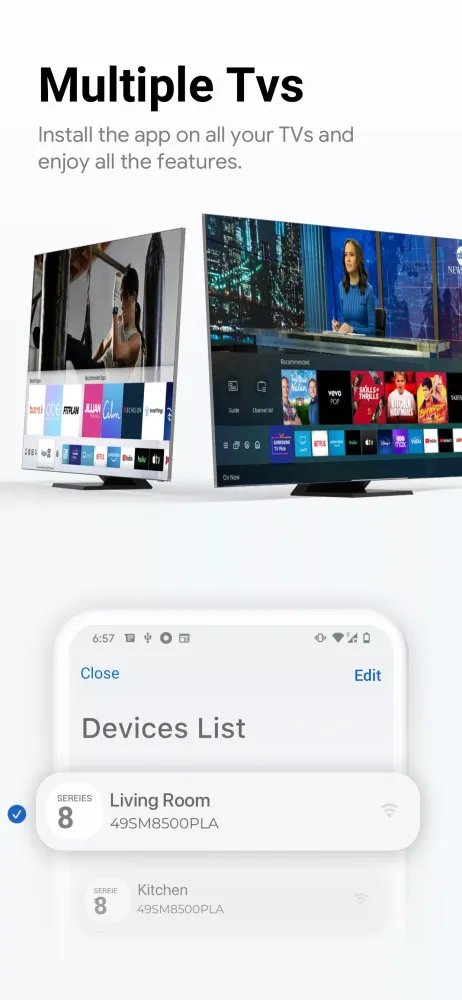 Скриншоты Samsung Smart TV Remote