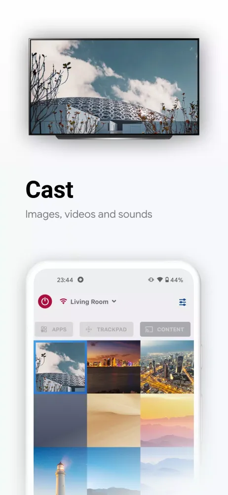 Скриншоты Samsung Smart TV Remote