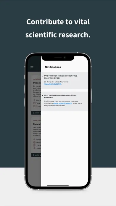 Zrzuty ekranu Quantified Citizen Pro