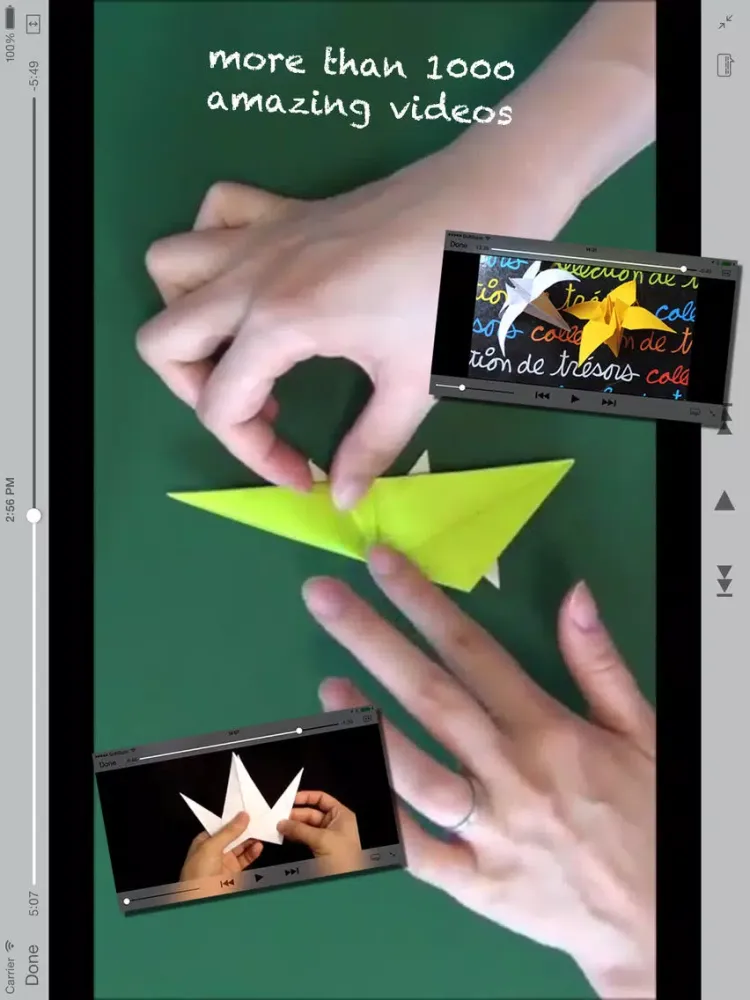 Ảnh chụp màn hình của Origami Paper Craft iPad 