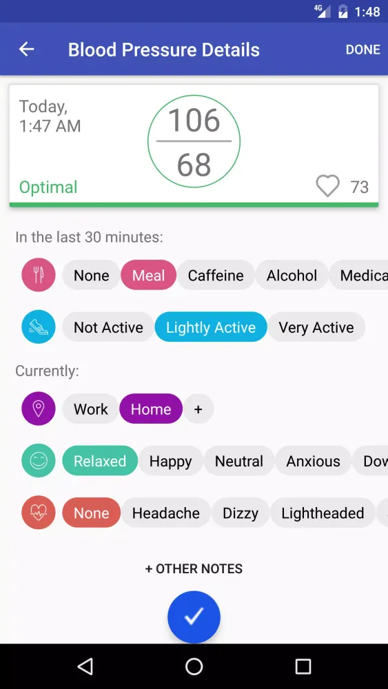 Capturas de tela do Q Heart: Simple BP Monitoring