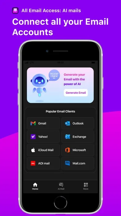 Zrzuty ekranu AI Email Writer: Access Emails