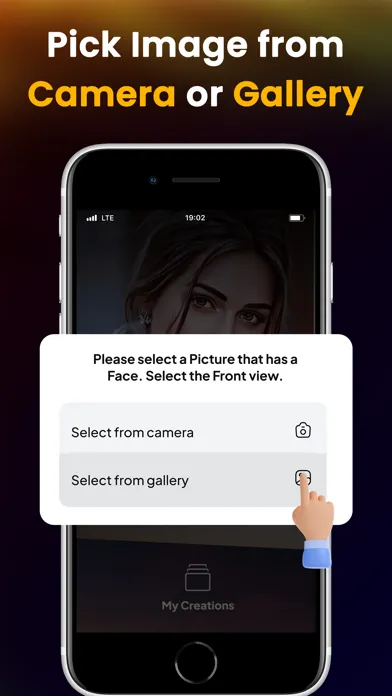 Zrzuty ekranu AI Art: AI Photo Generator