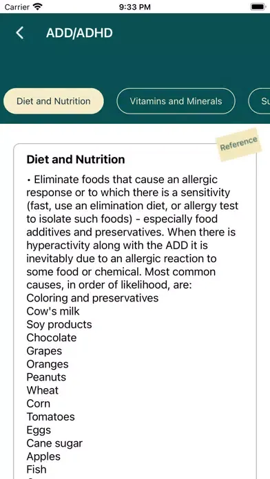 Captures d'écran de Natural Medical Protocol