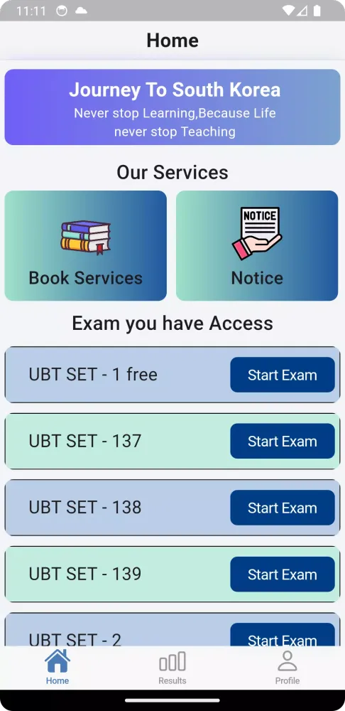 EPS TOPIK Exam Practice سکرین شاٹس