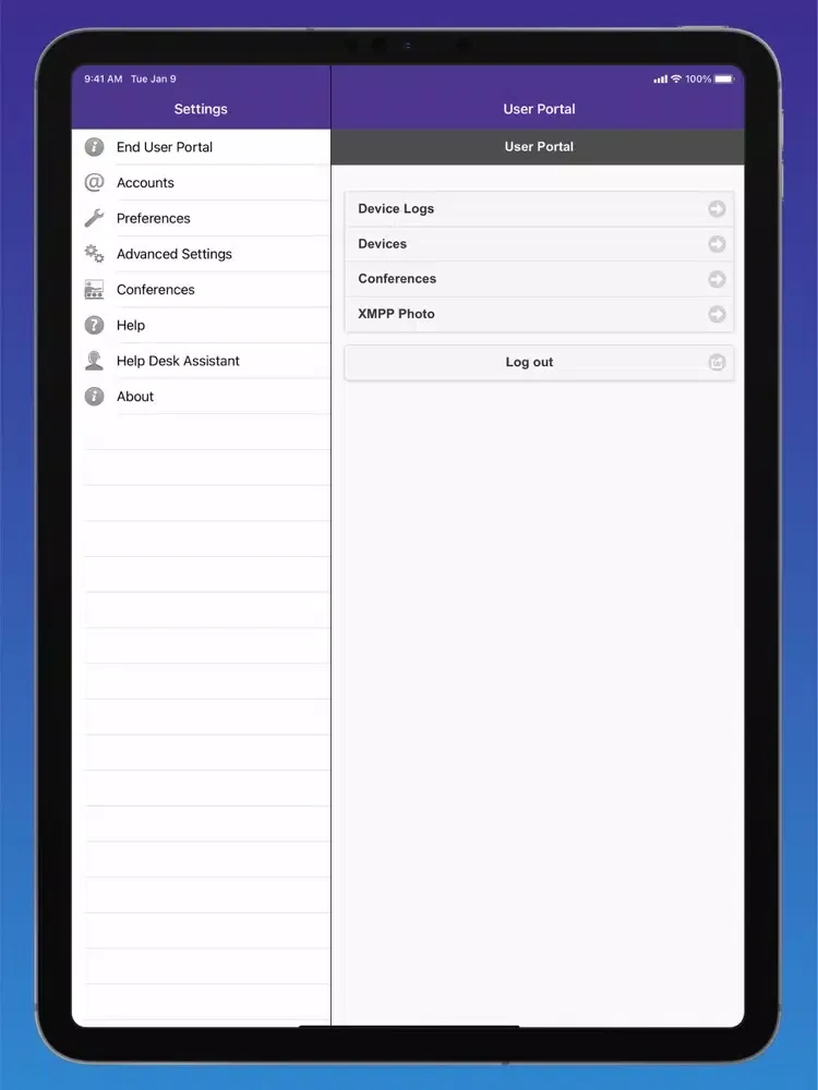 Capturas de tela do Quantum Fiber Connected Voice iPad 