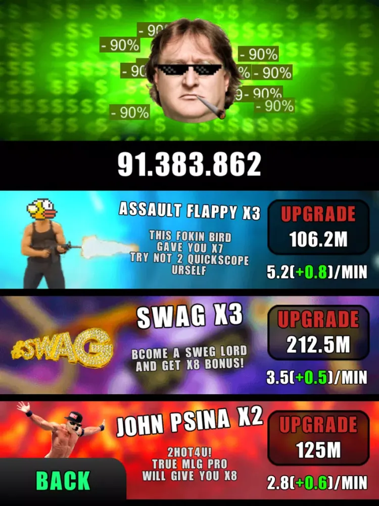 Illuminati: MLG Clicker iPad  Screenshots