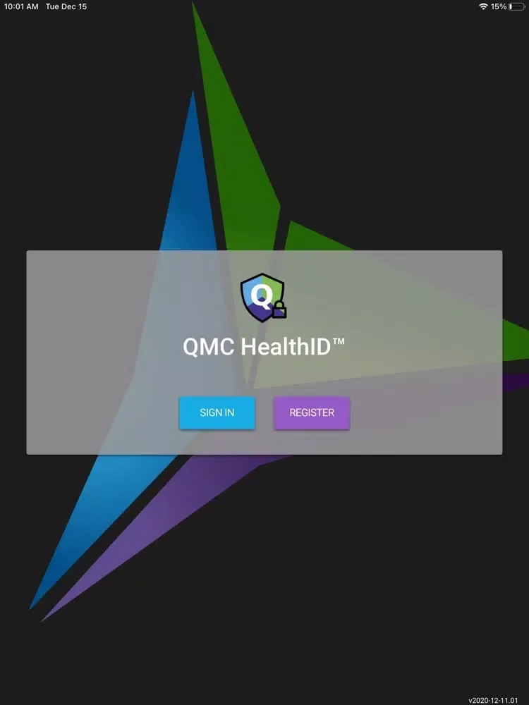Capturas de pantalla de QMC HealthID™ iPad 