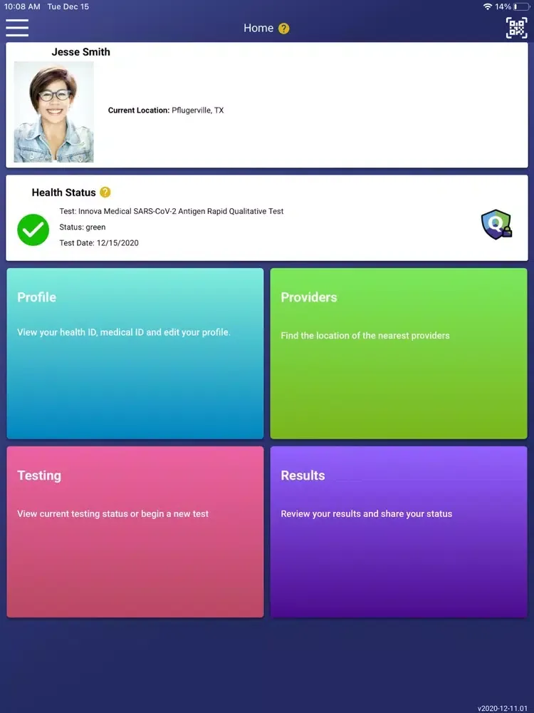 Capturas de pantalla de QMC HealthID™ iPad 