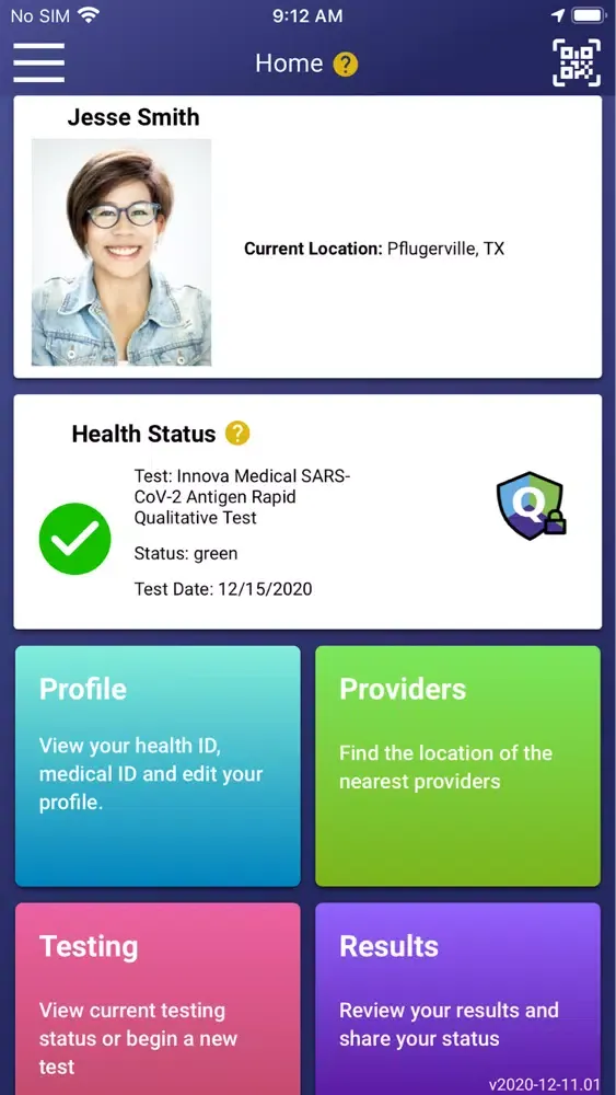 Capturas de pantalla de QMC HealthID™
