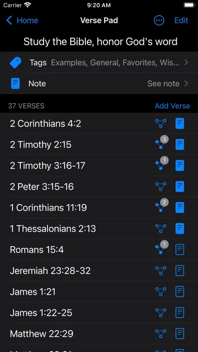 VerseCloud - Bible Study Tool スクリーンショット