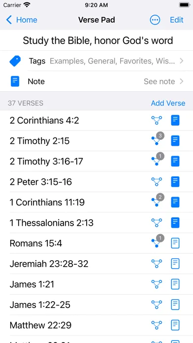 VerseCloud - Bible Study Tool スクリーンショット