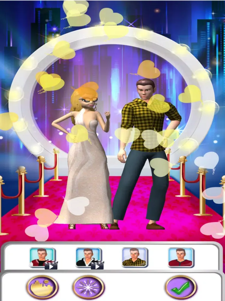 Crazy Girls Dress Up 3D iPad 应用截图