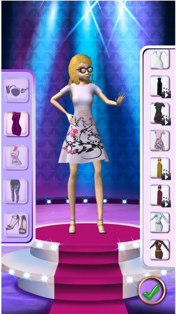 Crazy Girls Dress Up 3D应用截图