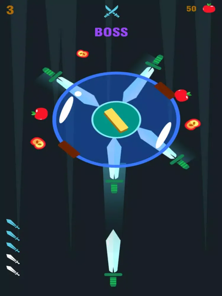 Crazy Knife Hit iPad  Screenshots